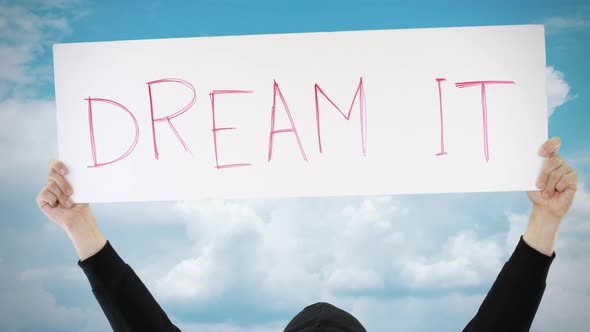 Banner with DREAM IT Text