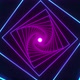 80s Abstract Square Tunnel 02 - VideoHive Item for Sale