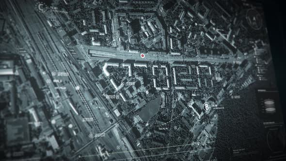 Police Searching For Criminal Using Modern Satellite Radar Control Interface alt