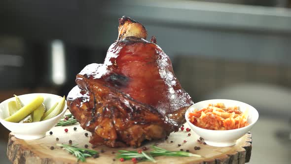 Restaurant Food Pork Shank