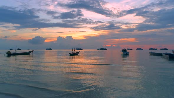 Beautiful Sunset over Sea