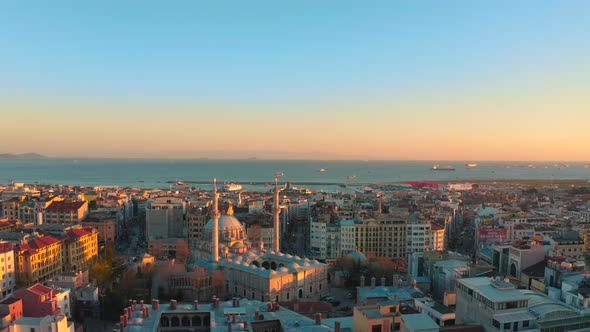 Istanbul Sunset Panorama