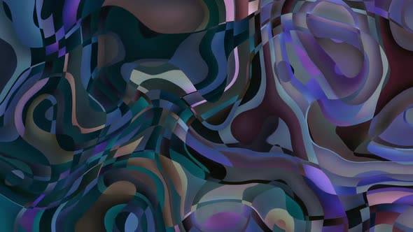 Abstract colorful geometric animation .Multicolor liquid background.Beautiful gradient texture