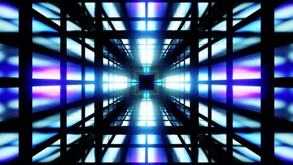 Rotated Space Mirrored Tunnel Background Vj Loop HD