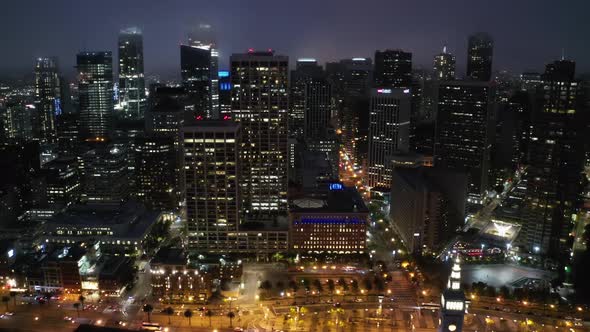 Business Capital, Silicon Valley, United States of America. Night City Skyline