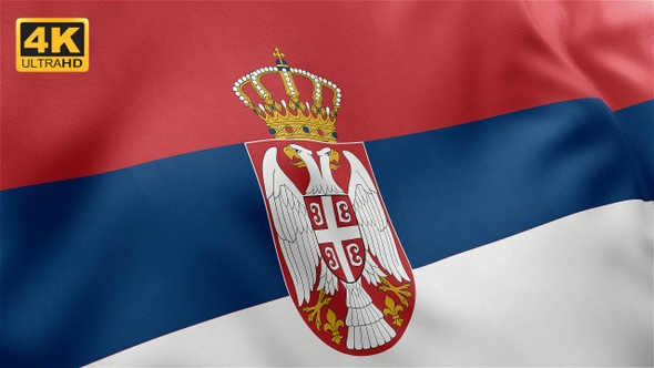 Serbia Flag - 4K