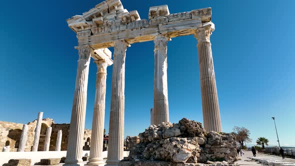 Temple of Apollo aerial view