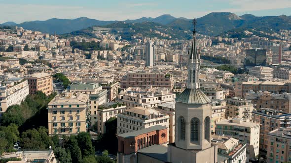 Cityscape of Genoa