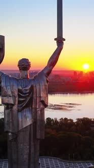 Motherland Monument in Kyiv Ukraine