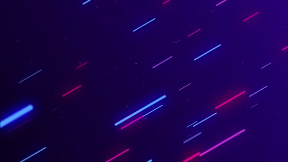 Pink and Blue Neon Lines Background Animation