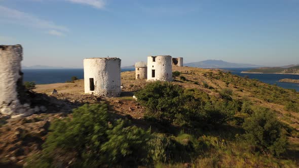 The windmills of Bodrum.