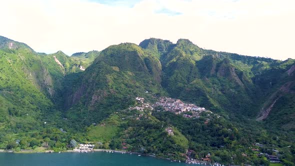 Atitlan Guatemala Mountain Aerial