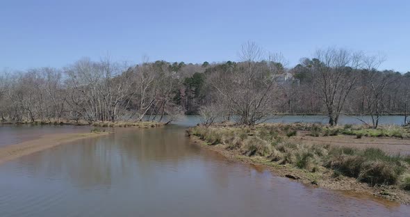 Panning Shot of the Chattahoochee River