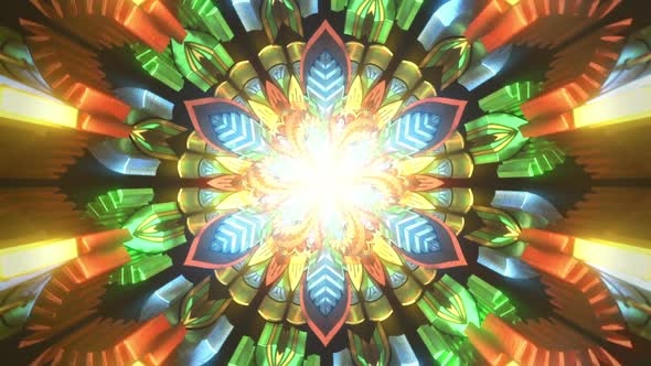 Spiritual Meditation 3d Seamless Loop Of Trippy Trance State Meditation Visual Background Illusion