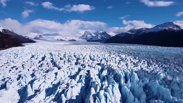 Patagonia landscape. Famous city of El Calafate at Patagonia Argentina