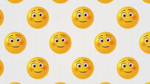 Happy Face Smile Emoji Background