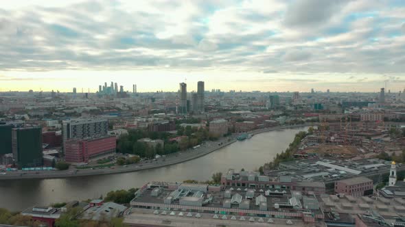 Aerial Shoot of the River