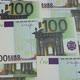 100 Euro Banknotes On The Table - VideoHive Item for Sale