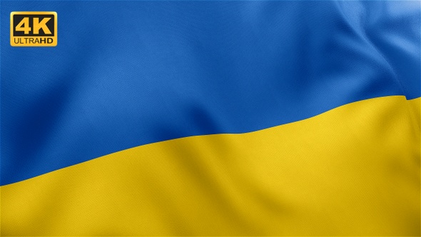 Ukraine Flag - 4K