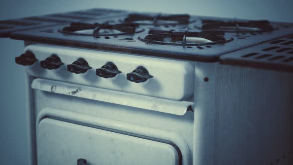Old Vintage Retro Stile Gas Stove alt