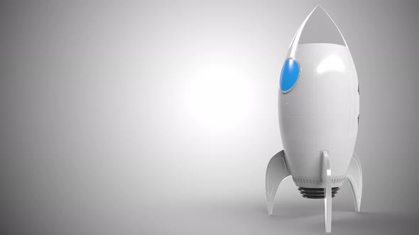 Rocket with Flag of South Korea alt