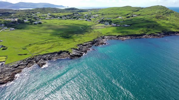 Aerial View of Portnoo in County Donegal, Ireland