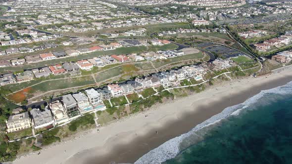 Aerial View of Salt Creek and Monarch Beach Coastline, California