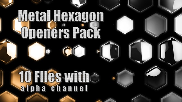 Metal Hexagon Opener Pack