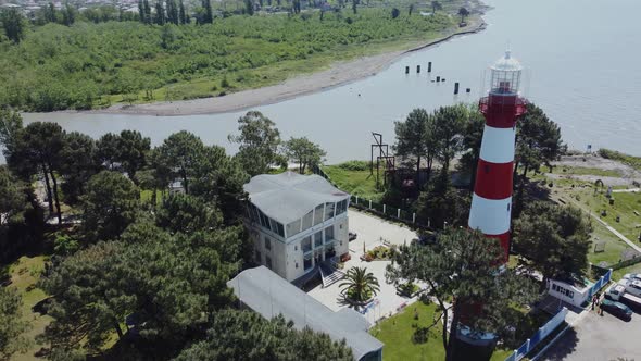 Lighthouse Aerial View