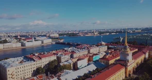 Panorama Of The Center Of St. Petersburg