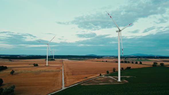 Wind Turbine in the Field