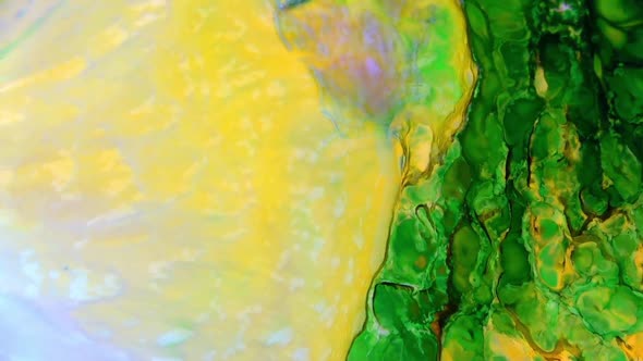 Abstract Bright Colours Paint Spreading Texture 