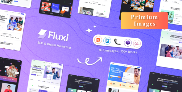 Fluxi - SEO Digital Marketing Flask Template