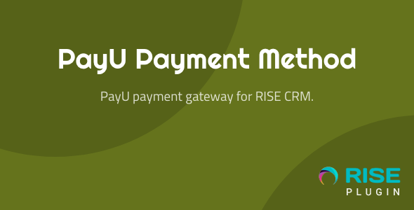 PayU payment method for RISE CRM