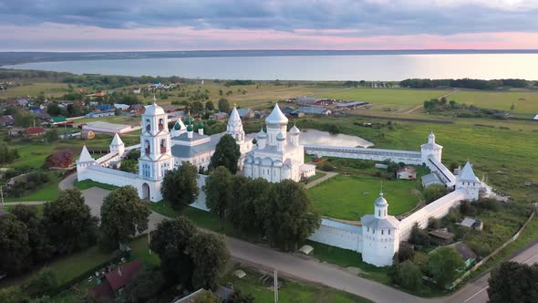 Aerial View of Nikitsky Monastery in Pereslavl-Zalessky