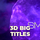 Trailer 3D Titles and Modern Particles Background - VideoHive Item for Sale