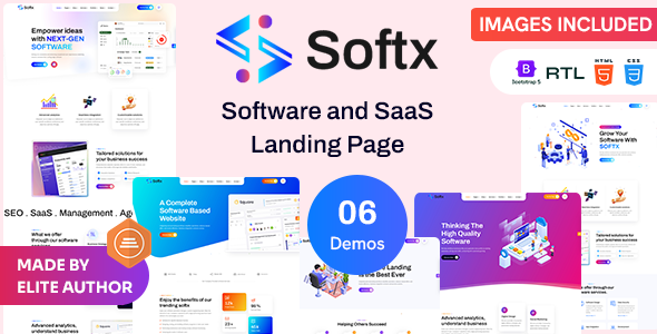 Softx – Software Landing Page – 0 Sold!