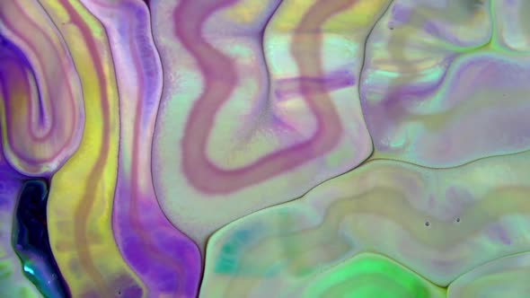 Abstract Bright Colours Paint Spreading Texture  alt