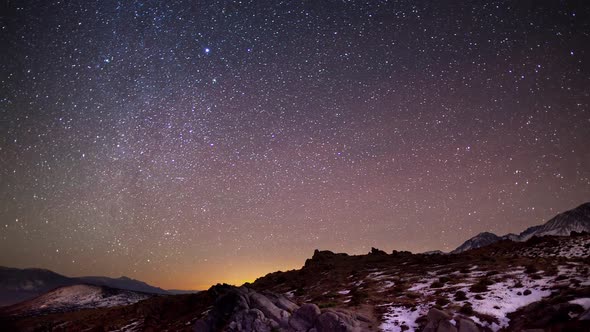 Stars Sky Night Time-Lapse