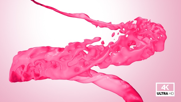 Circle Strawberry Milkshake Splash V1 alt