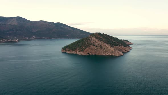 Rocky coastline of Thasos island