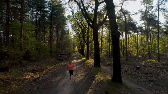 Woman jogging