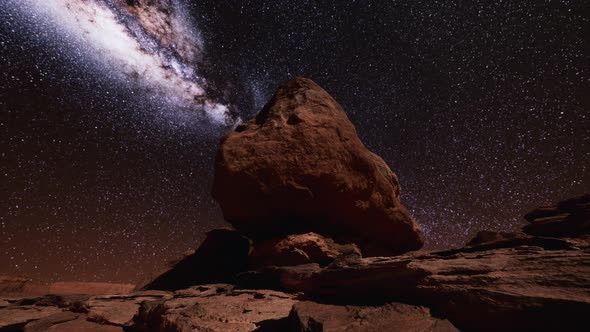 Milky Way at Natural Stone Park the Grand Canyon