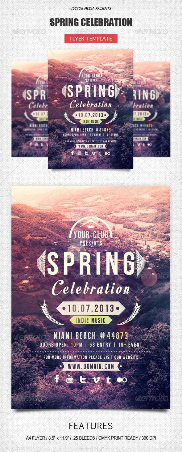 Spring Celebration - Flyer