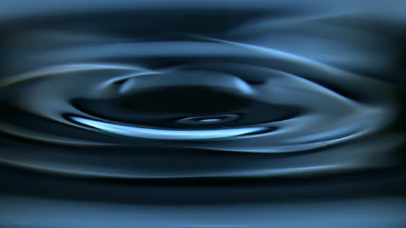 Super Slow Motion Macro Shot of Swirling Water at 1000Fps