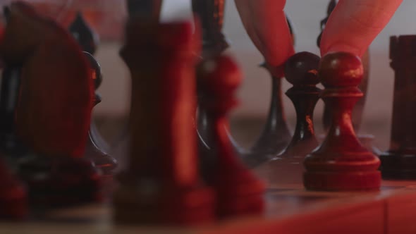 Closeup of Chess