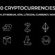 Cryptocurrency Signs Pack 4K - VideoHive Item for Sale