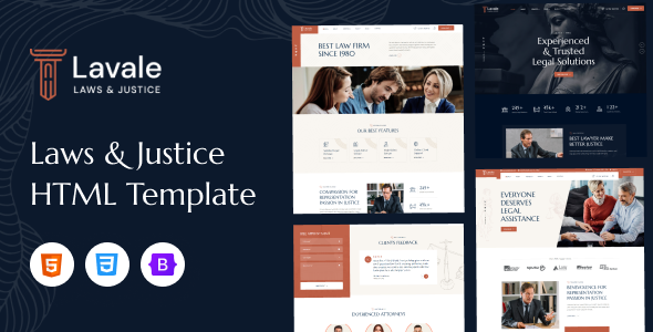 Lavale | Law and Attorney HTML Template – 0 Sold!