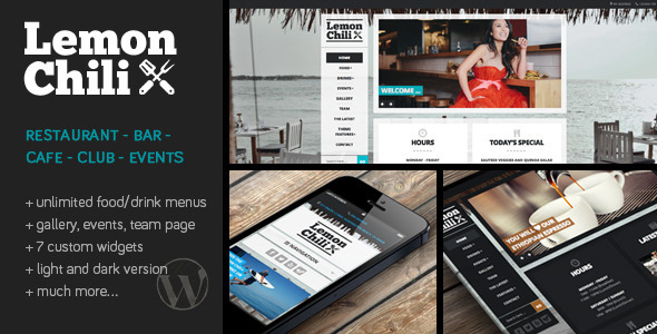 LemonChili - A Restaurant WordPress Theme