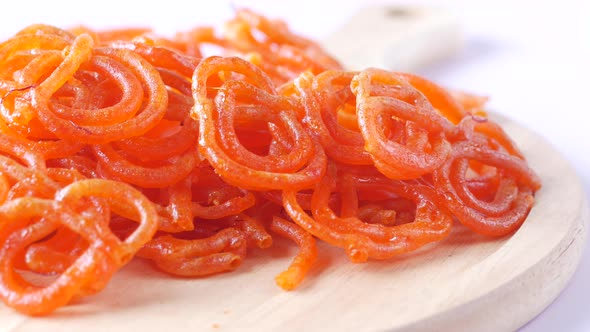 Jalebi Indian Sweet Sale at Local Store